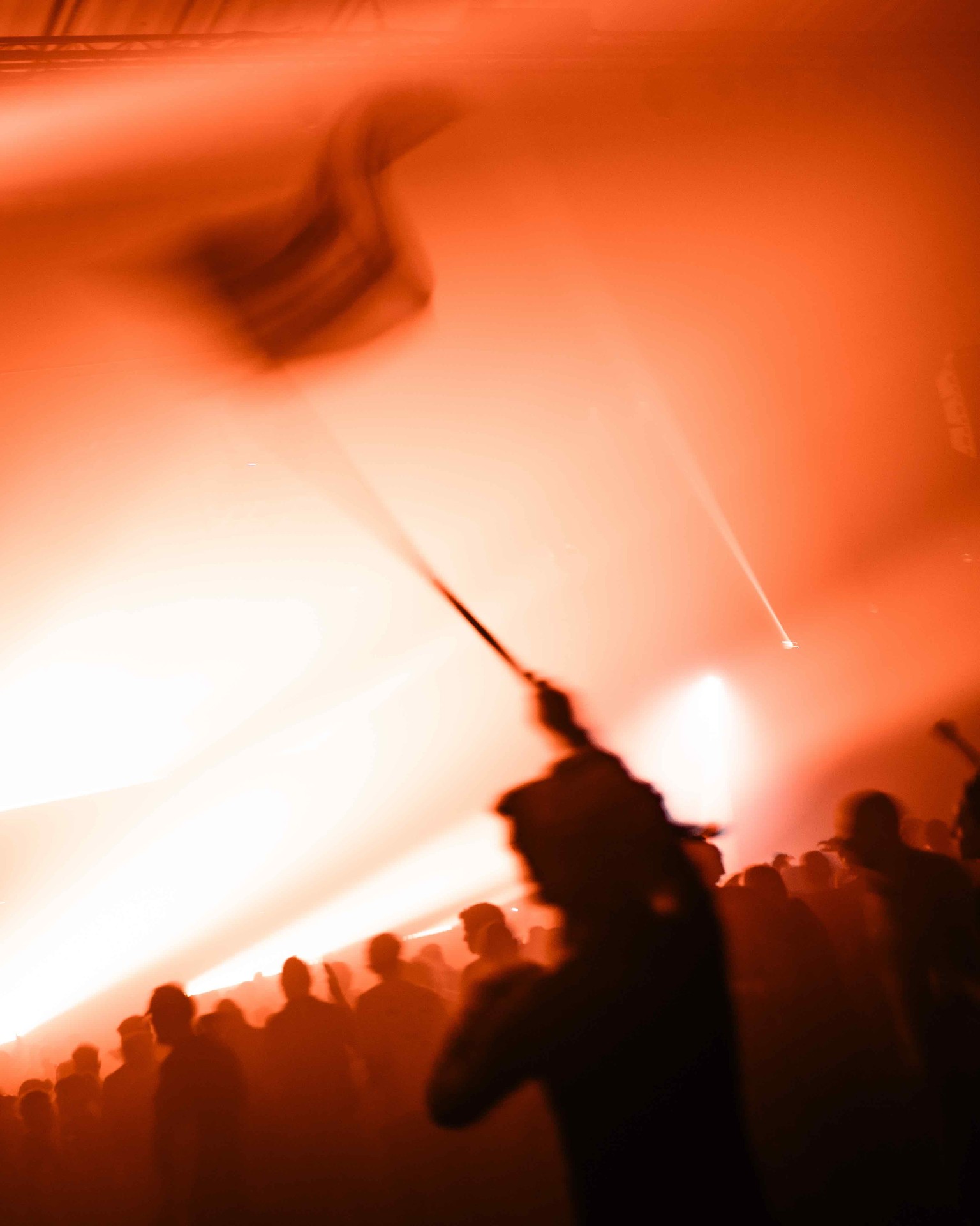 Crowd orange